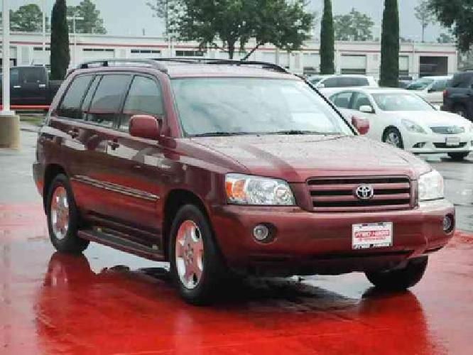2005 toyota highlander v6 w/3rd row in spring, tx