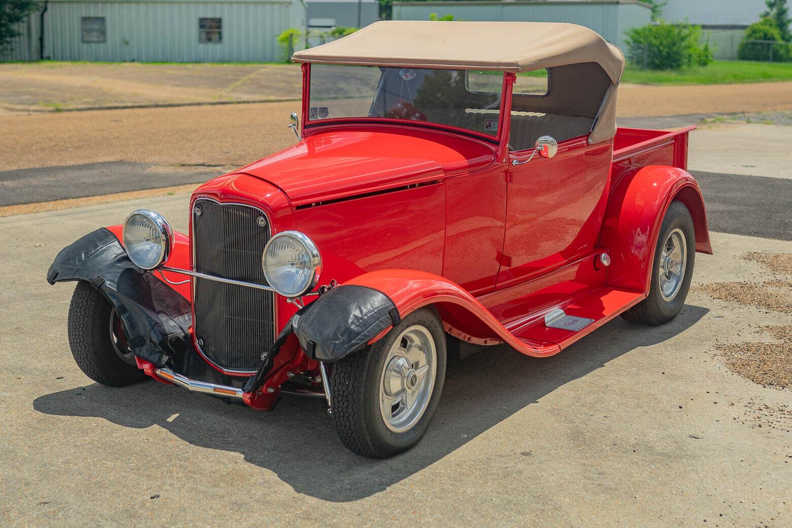 1930 ford model a red automatic 8774 miles