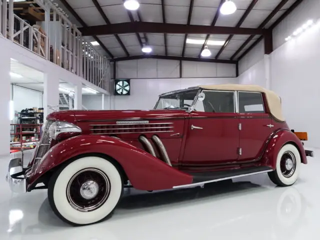 1936 auburn 852 supercharged dual-ratio phaeton sedan, multi-show winner!