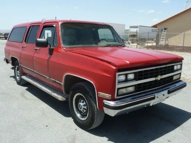 1990 chevrolet suburban 454 california truck all power options rare big block