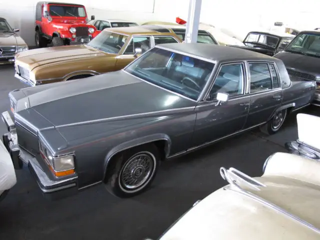 1989 cadillac brougham d'elegance sedan - one owner - academy gray