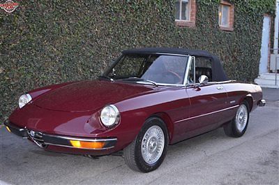 '71 alfa 1750 spider. bare metal restoration, quite special