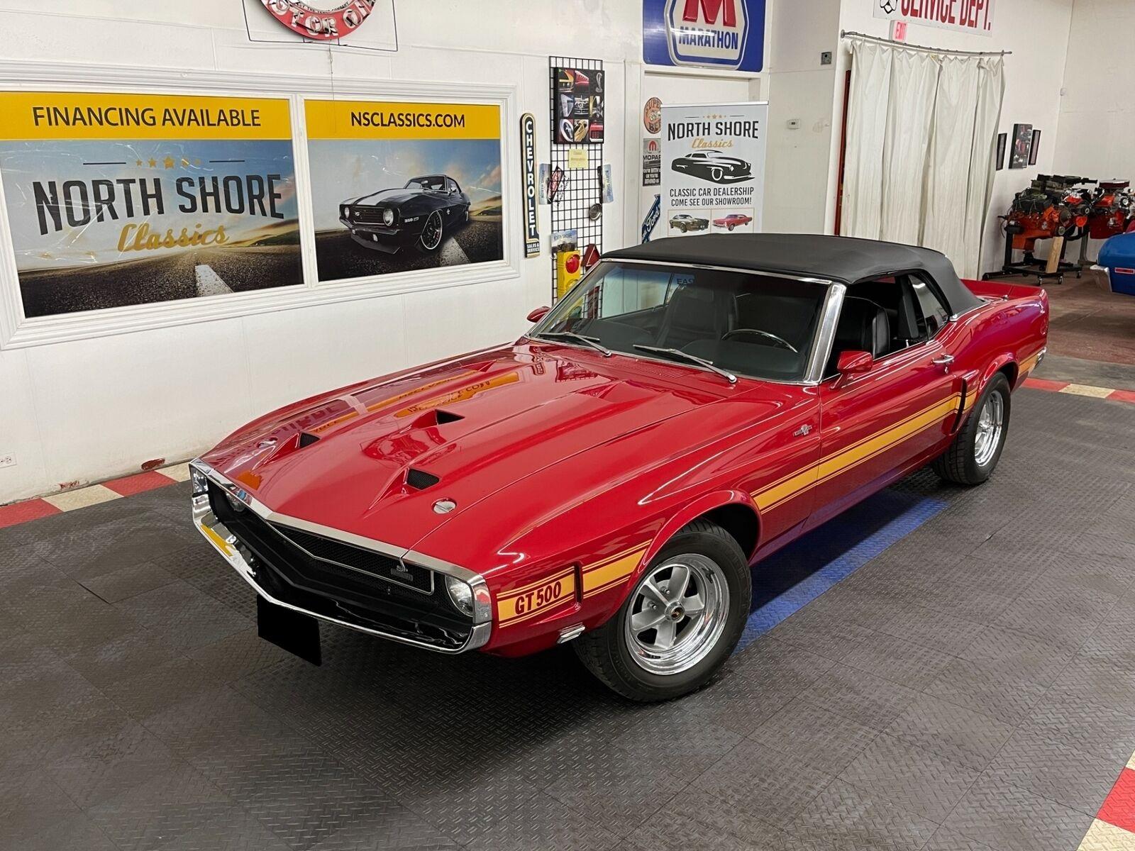 1969 ford mustang - shelby gt 500 - convertible - manual