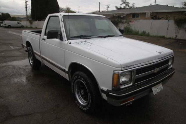 1991 chevrolet s-10 automatic 6 cylinder no reserve