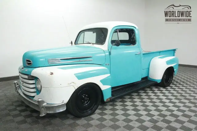 1950 ford f100 rat rod pickup. zz4 350 v8! many upgrades. drives flawlessly