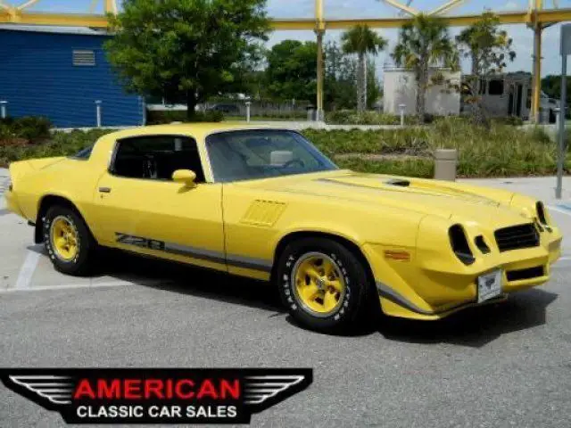 show quality 46k actual miles z28 yellow/black immaculate! ac auto ps pb in fl