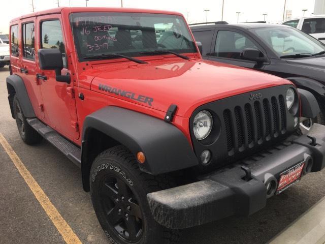 2016 jeep wrangler unlimited black bear 4x4 black bear 4dr suv for sale in bar nunn, wyoming