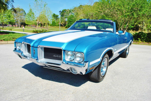 gorgeous 1971 oldsmobile 442 tribute convertible buckets console power windows