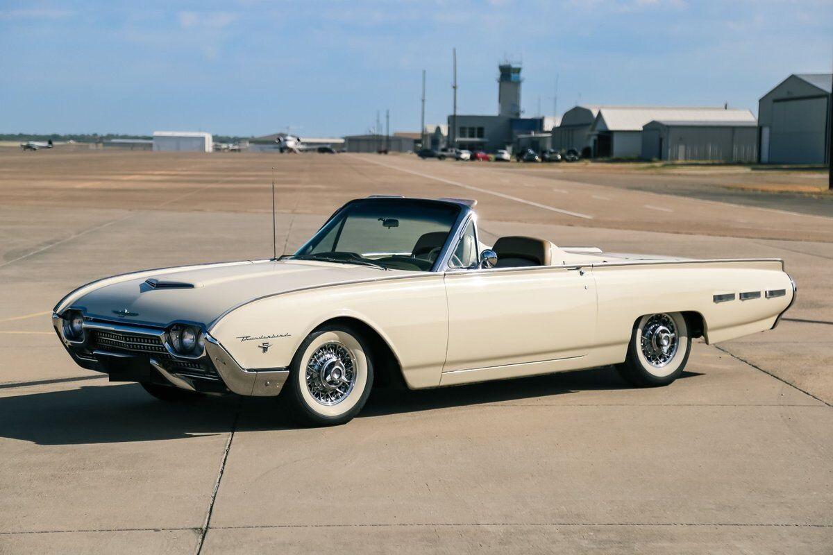 1962 ford thunderbird sports roadster 47836 miles white convertible