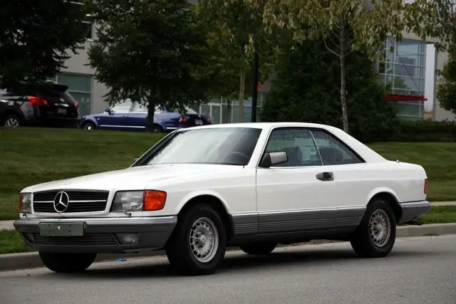 1984 mercedes benz 500 sec, euro model, original paint. immacilate!!