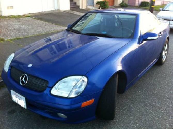 obo 2001 mercedes benz slk320 6 speed manual low miles in millbrae, ca