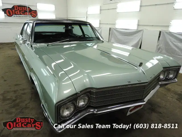 1966 green runs drives body inter vgood 401 v8 3spd auto!