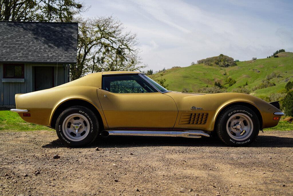1970 chevrolet corvette ls5 coupe gold 454ci v8 ls5 engine