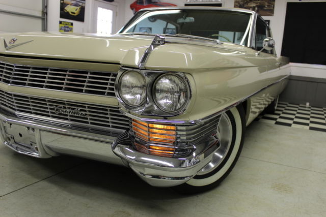 nice collector caddy coupe deville, low miles, last of the fins!