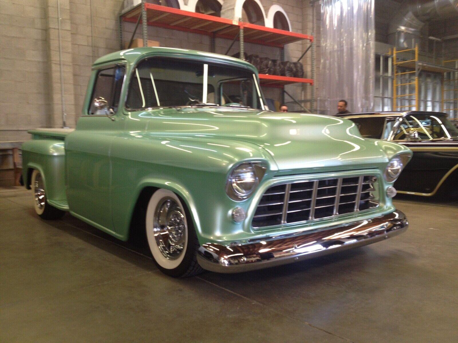 1955 chevrolet 3100 second series step side pickup engine chevy 350