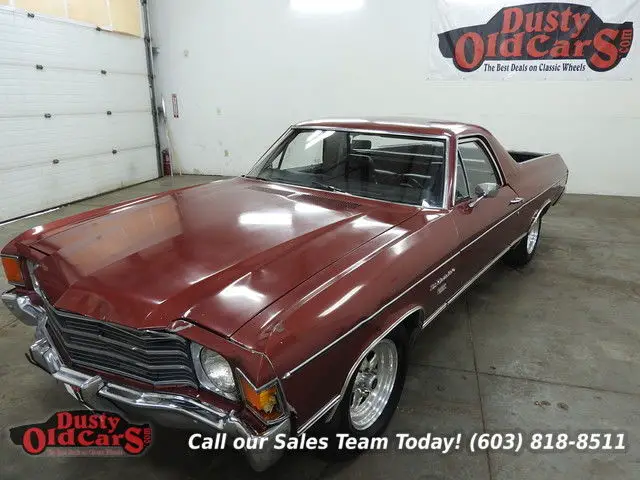 1972 burgundy runs drives body interior vgood 350v8!