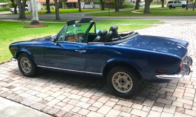 super rare 1970 124 super sport spider bs1 1608cc