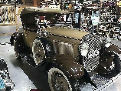 1931 ford model a brown rwd manual roadster