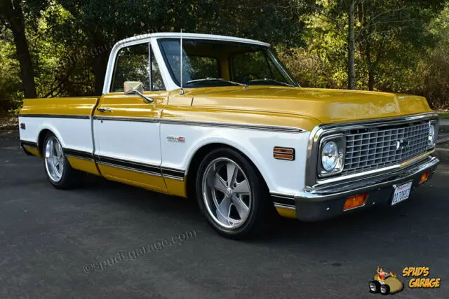 1972 chevy c10 short bed 350 v8 th350 auto ac ps pb resto-mod 1500
