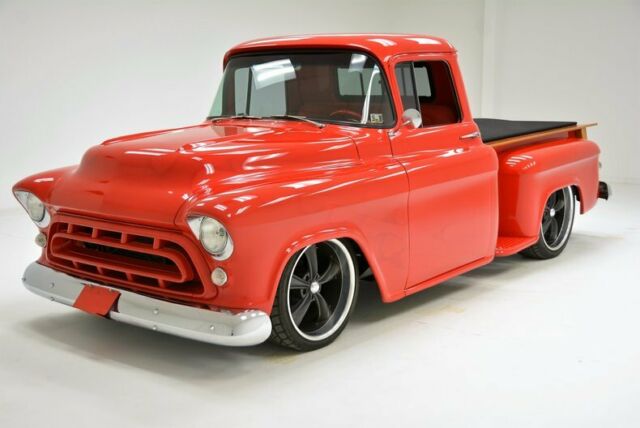 1957 chevy pick up very nice custom iroc tpi engine