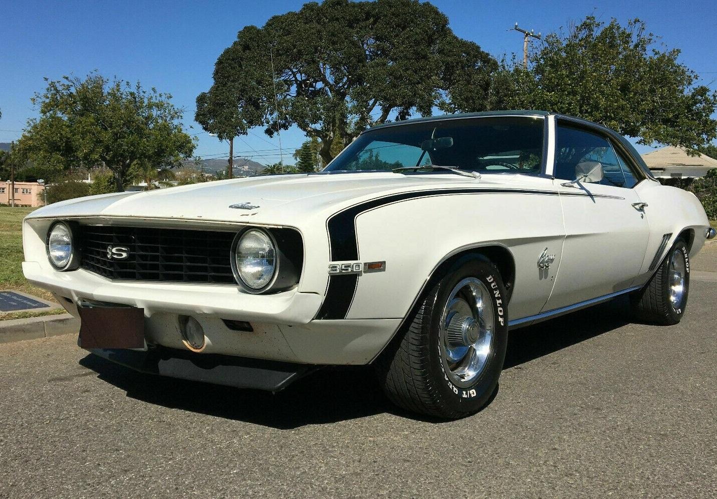 1969 chevrolet camaro ss350 survivor car rust free