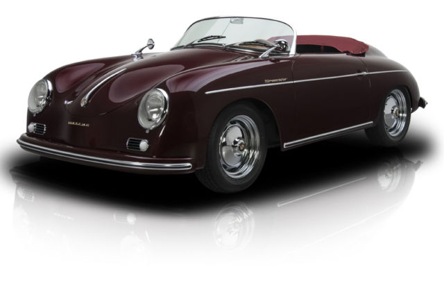 1547 mile frame up built 356 speedster replica efi 2.5l 4 cylinder 4 speed a/c
