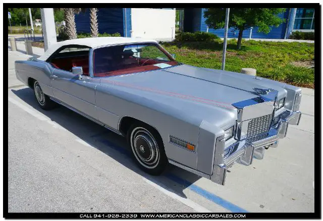76 cadillac convertible original 41k miles outstanding original car