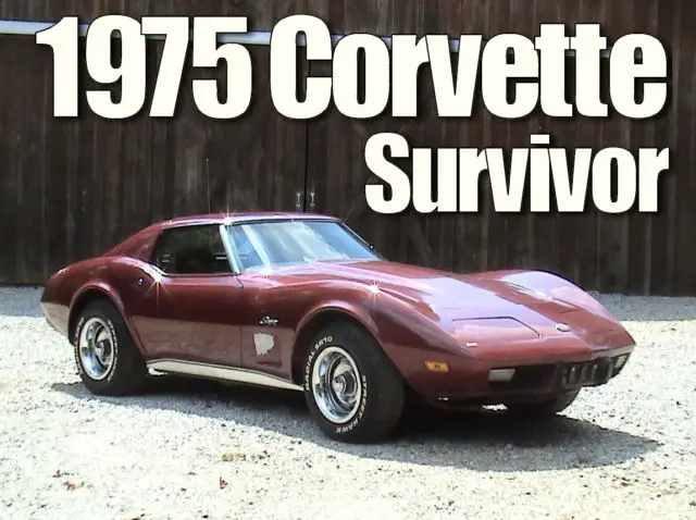 ★ 1975 corvette coupe - numbers matching - survivor ★