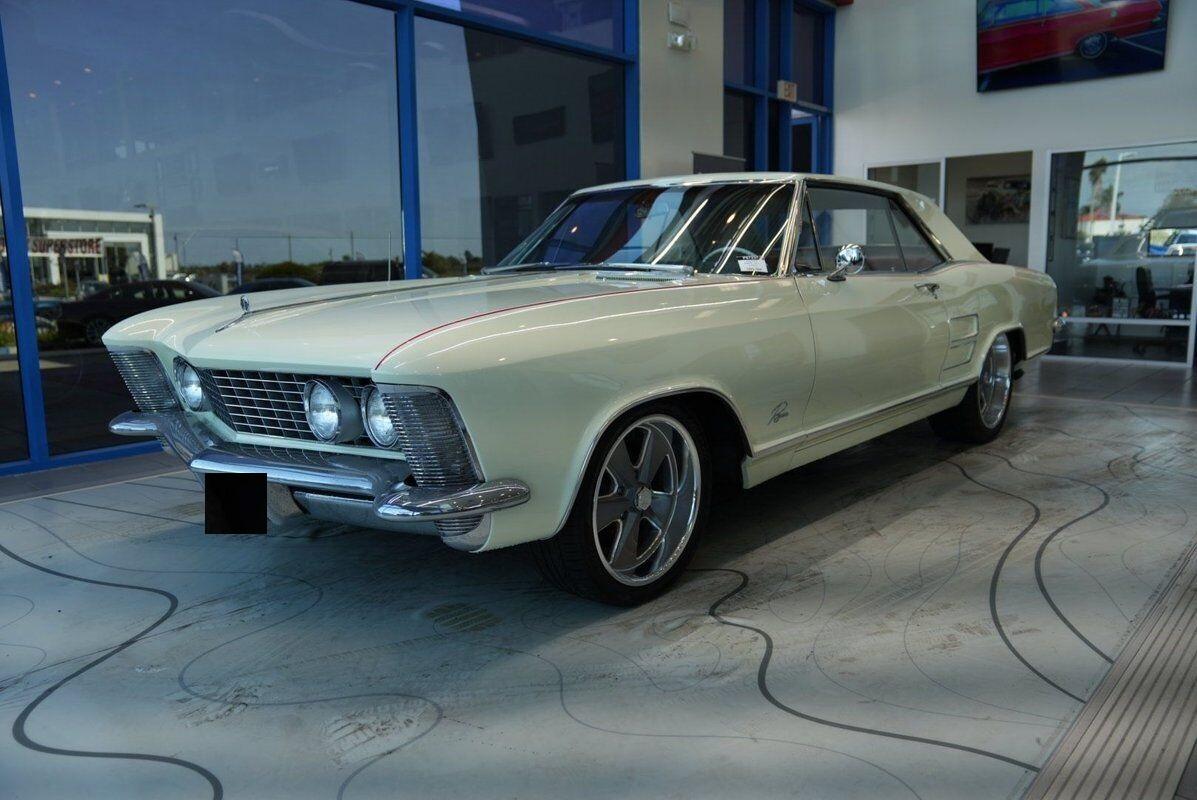 1963 buick riviera white 401 cubic inch nailhead v8 engine automatic
