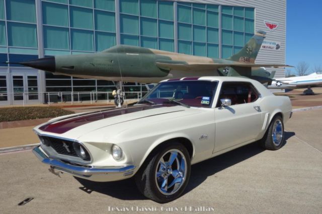 1969 ford mustang custom coupe matching#s- video
