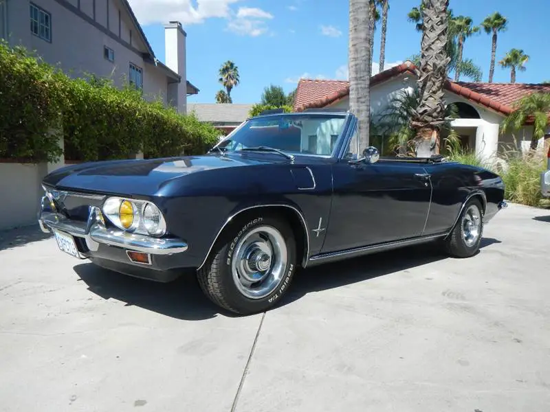 1966 chevrolet corvair monza manual rwd i4 1.6l gasoline