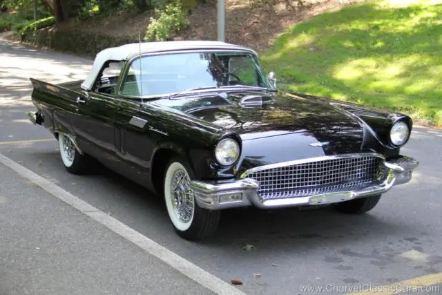 1957 ford thunderbird. 3-speed/overdrive! restored. see video