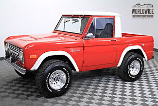 1968 ford half cab bronco. restored. 302 v8. many upgrades. like new. rare