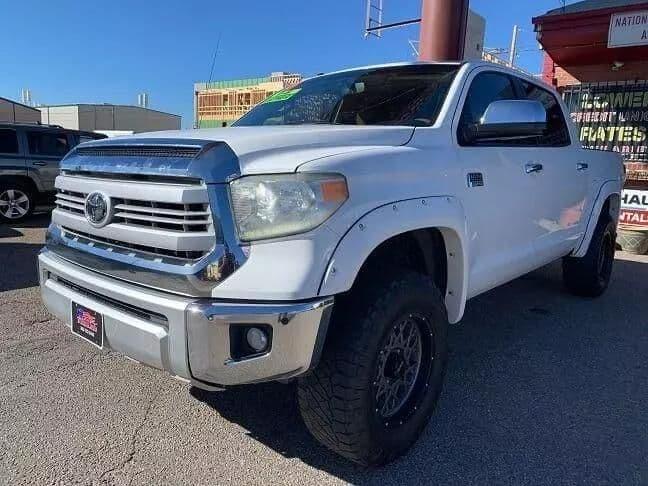 2014 toyota tundra crewmax platinum pickup 4d 5 1/2 ft in denver, colorado
