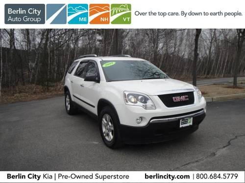 2009 gmc acadia up sle 7passenger awd sle 7passenger for sale in saint george, vermont