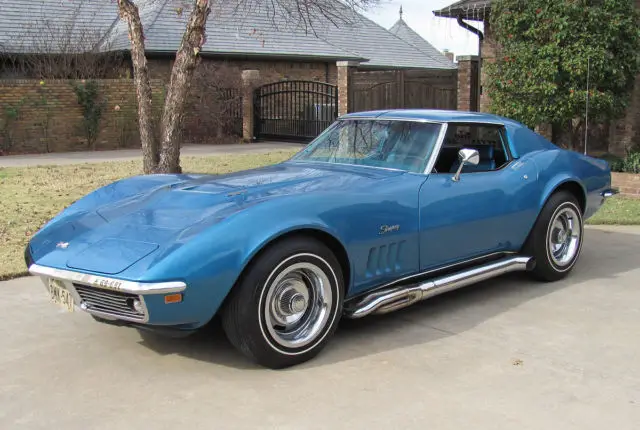 1969 corvette stingray survivor 427/435hp 4 speed docs numbers