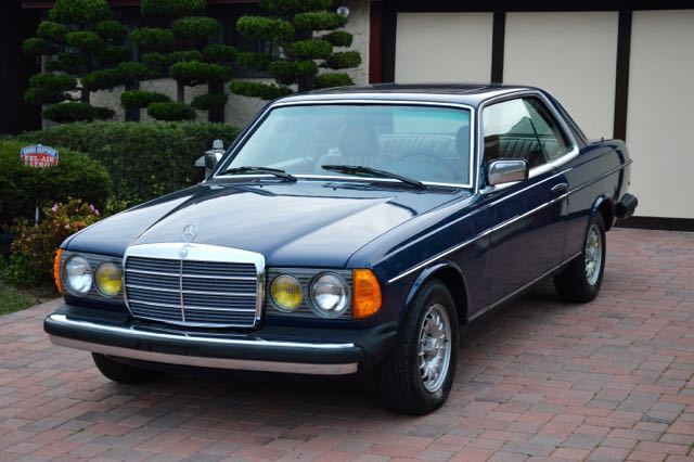 1985 mercedes 300cd turbo diesel coupe gorgeous blue with tan interior only 195k