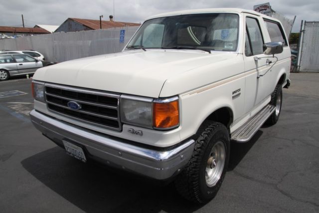 1989 ford bronco 4wd automatic 8 cylinder no reserve