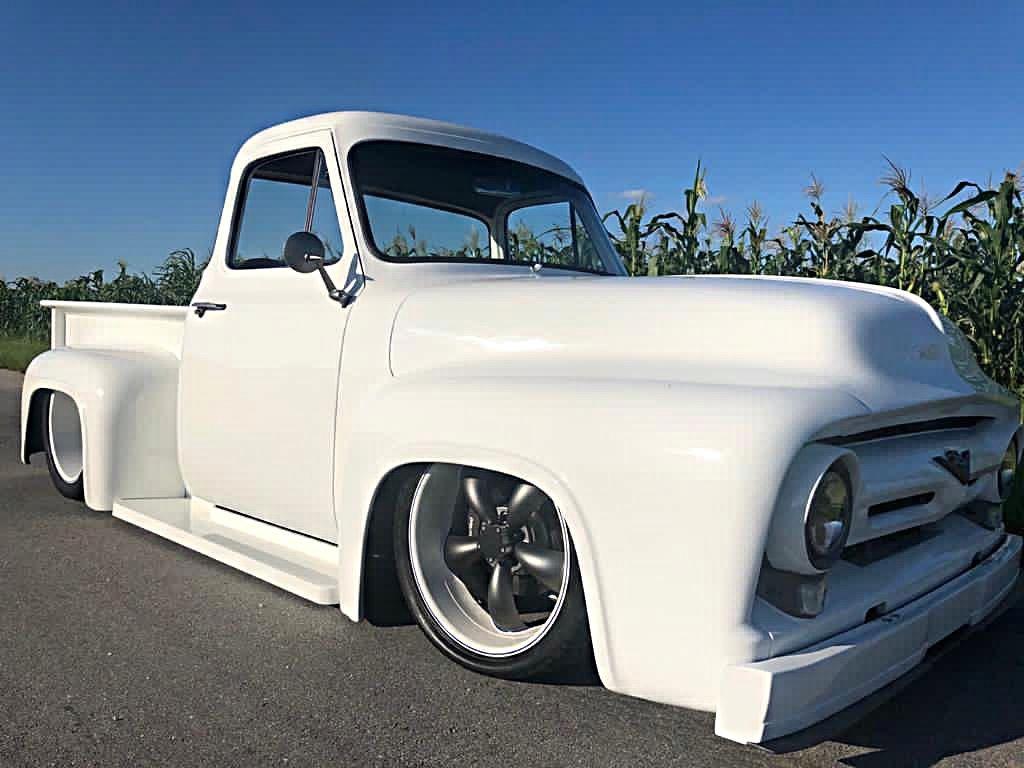 1955 ford f-100 truck 140 miles custom aluminum bed