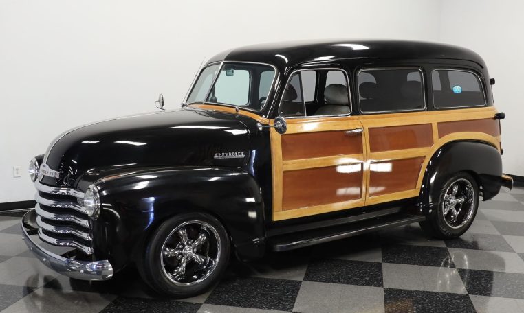 1951 chevrolet suburban carryall woody