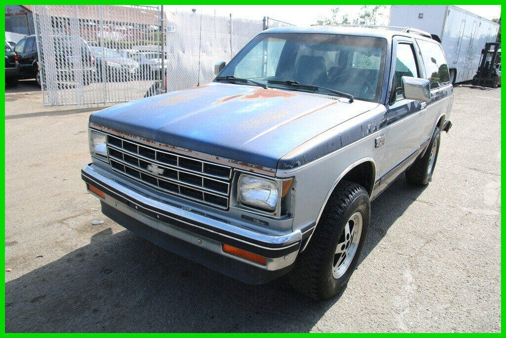 1988 chevrolet s-10 blazer 4x4 automatic 6 cylinder no reserve