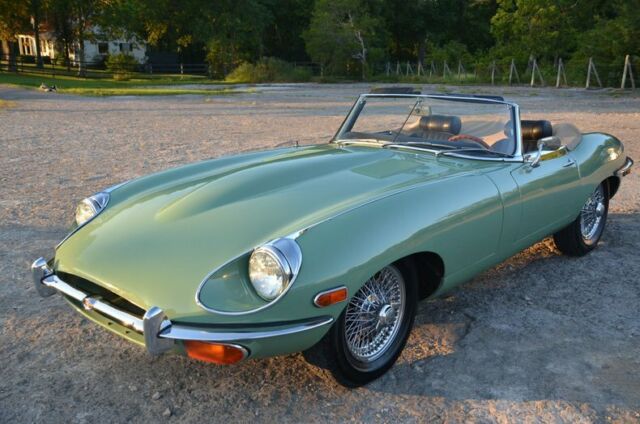 1970 series ii xke roadster willow green black