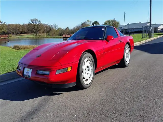 1992 chevrolet corvette zr1 58169 miles red 2d coupe 5.7l v8 6-speed manual