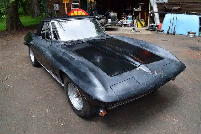 1964 corvette convertible project car 64 sting ray c2 vette restorod hot rod