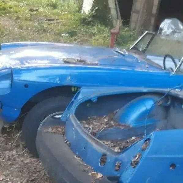 1970s model blue mgb parts car for sale