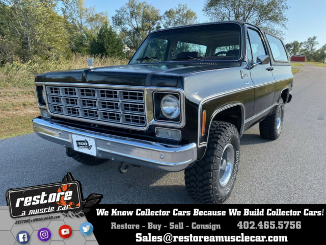 1978 chevrolet blazer k5, 4x4, cheyenne, 58k miles, black, nice survivor
