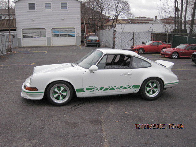 1978 white backdated 1973 carrera like new stunning race car street car