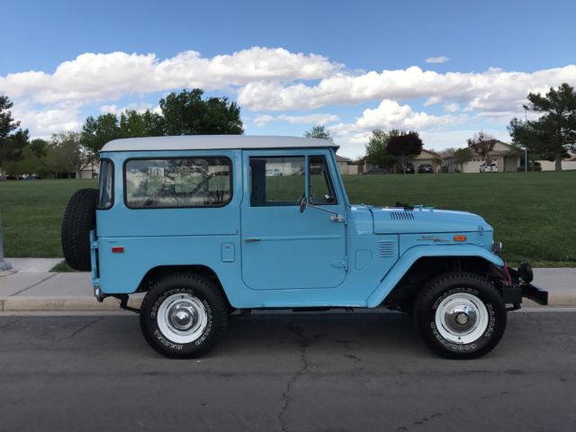 no reserve 1973 toyota land cruiser fj40 restored 1 owner numbers matching