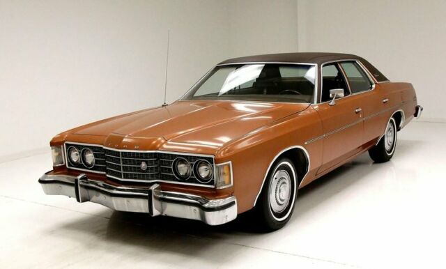 nice original interior/400ci v8/saddle bronze metallic/clean vinyl top