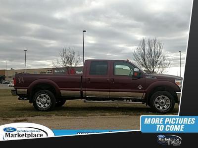 2013 ford f-350 super duty lariat 4x4 lariat 4dr crew cab 8 ft. lb srw pickup for sale in devils lake, north dakota